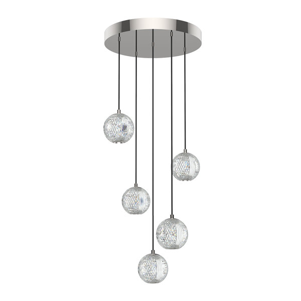 Alora Lighting Marni 5 Light Cluster Globe LED Pendant Wayfair